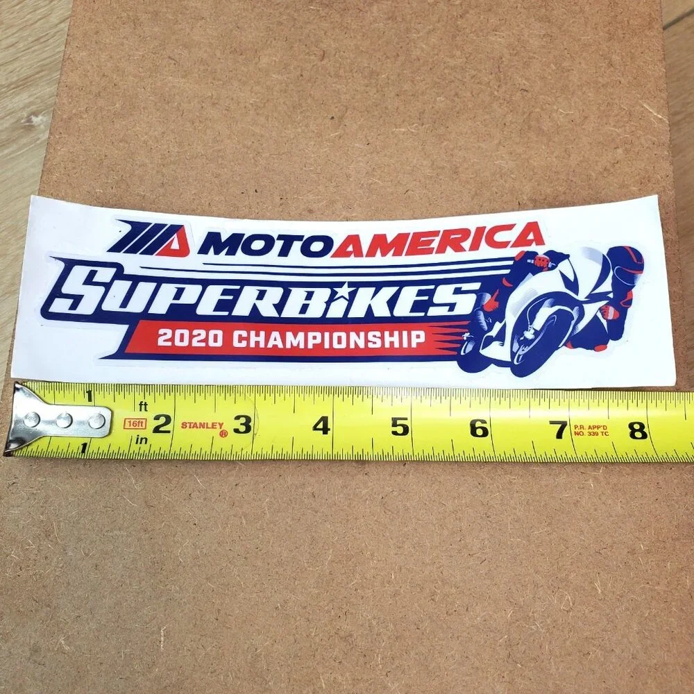 2 MOTO AMERICA 2020 decals stickers racing superbike baggers sportbikes ama